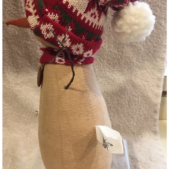 Odie The Snowman Honey and Me Nordic Hat and Scarf 11”h - Picture 6 of 6